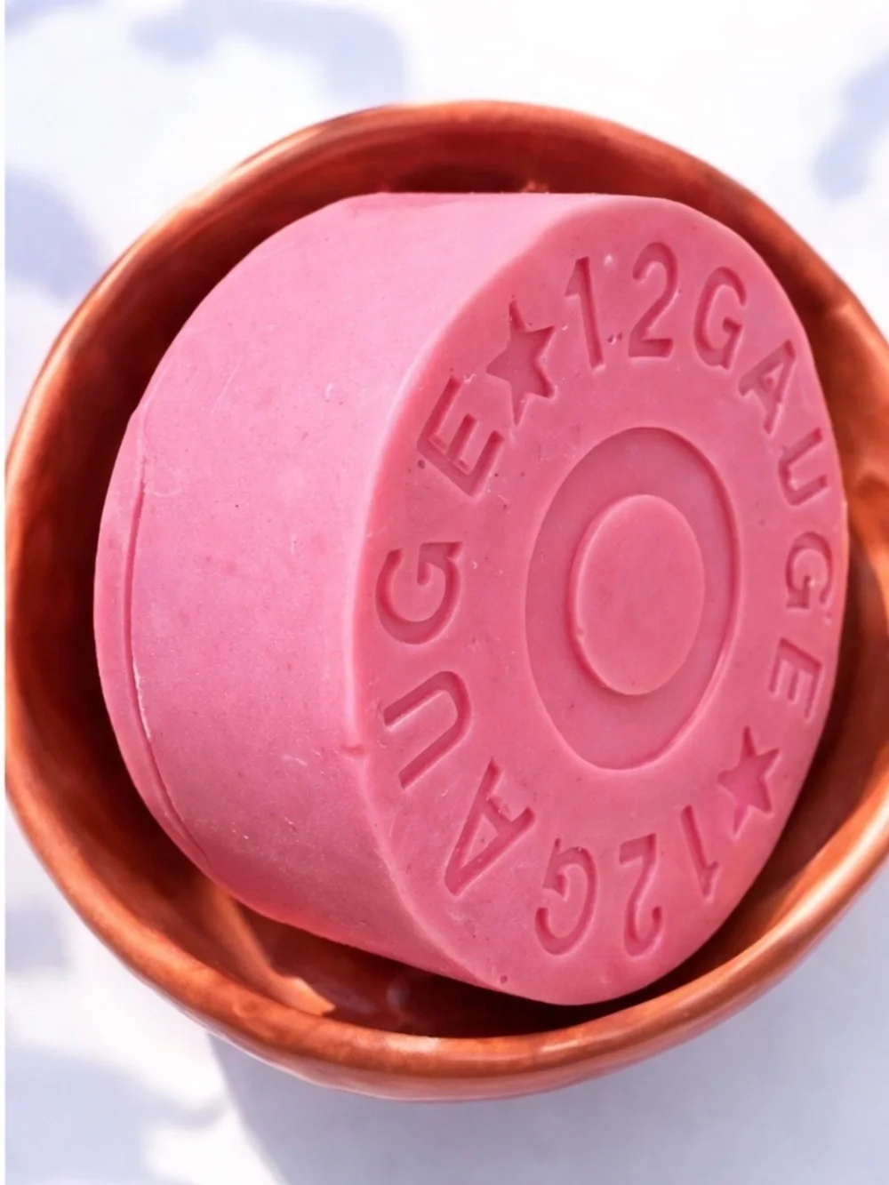 Lavender rose soap bullet 3x3 inch & 5oz donkey milk & vitamins